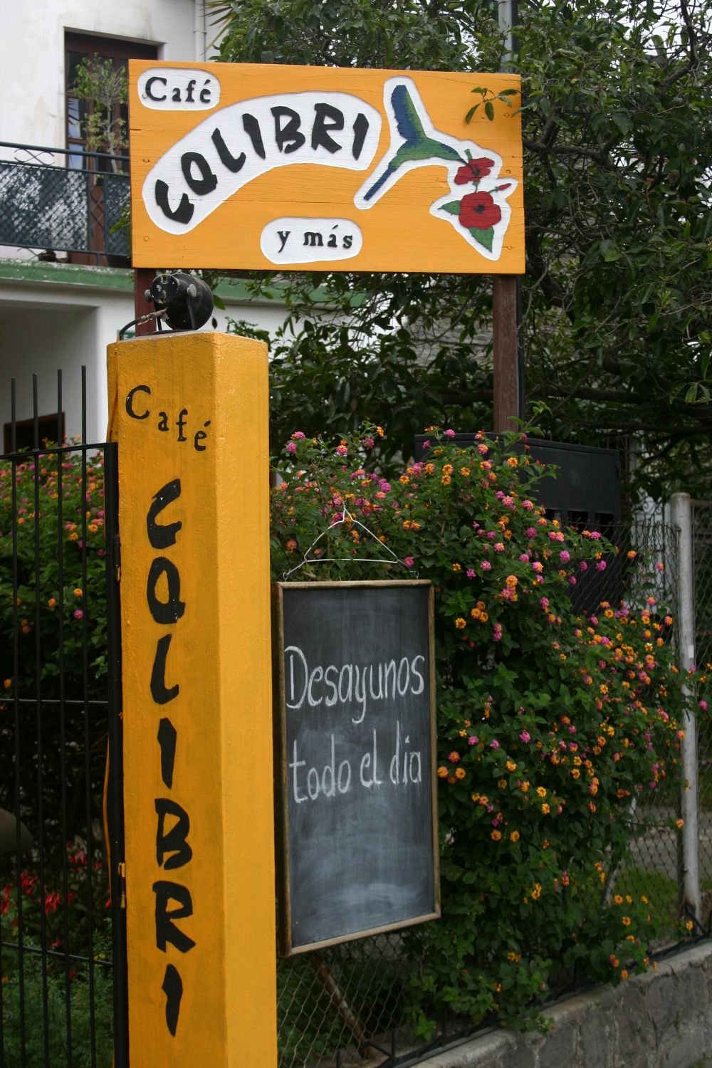 Café Colibri i Quito.