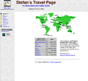 Stefan's Travel Page